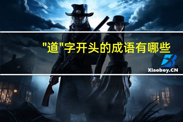 "道"字开头的成语有哪些